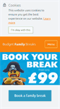 Mobile Screenshot of budgetfamilybreaks.co.uk